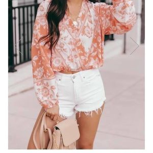 New with tags pink lily blouse